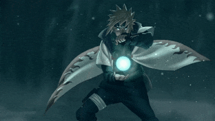 Minato Namikaze and Whirling Orb gif preview