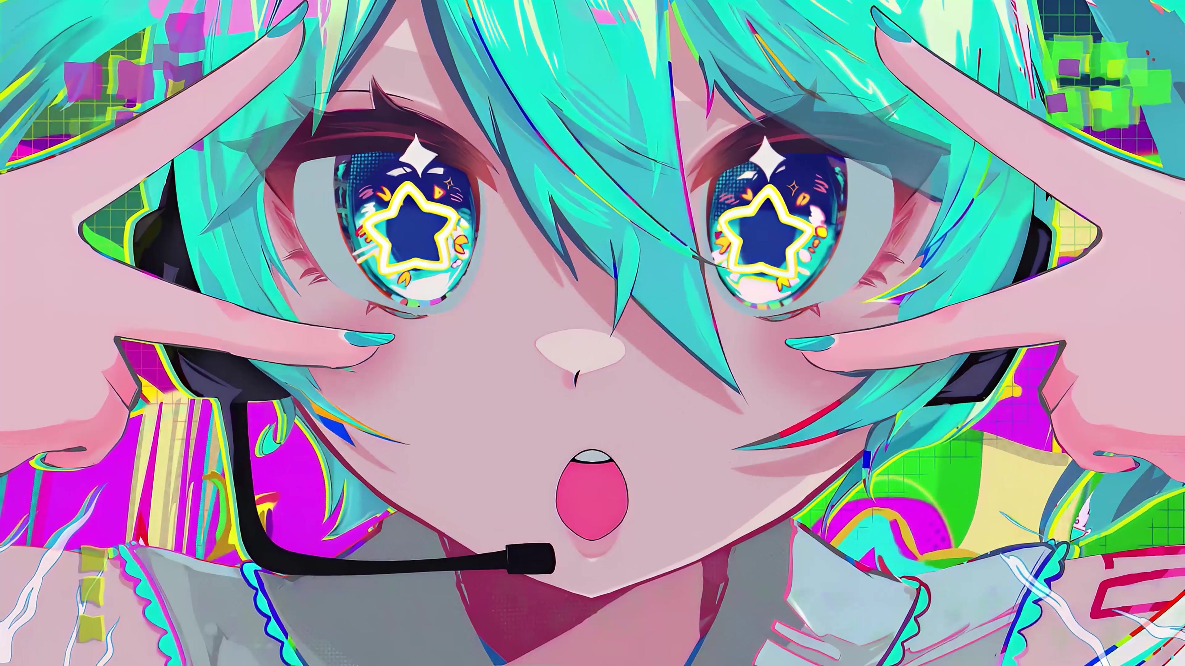 Hatsune Miku Star Eyes Live Wallpaper