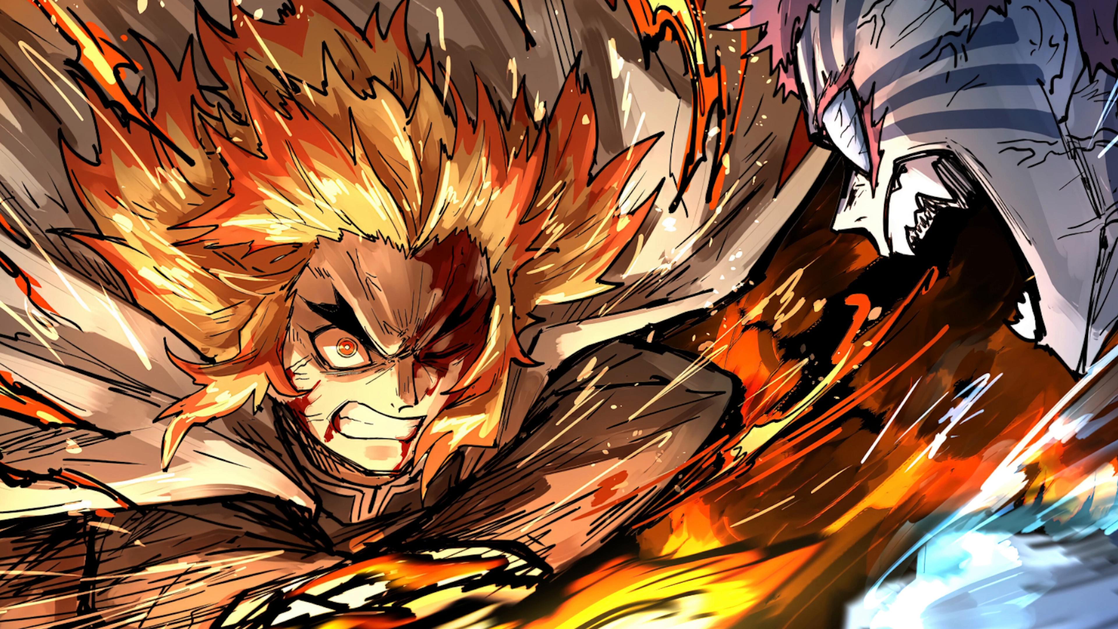 Rengoku Kyoujurou Vs Akaza Live Wallpaper Hot Sex Picture