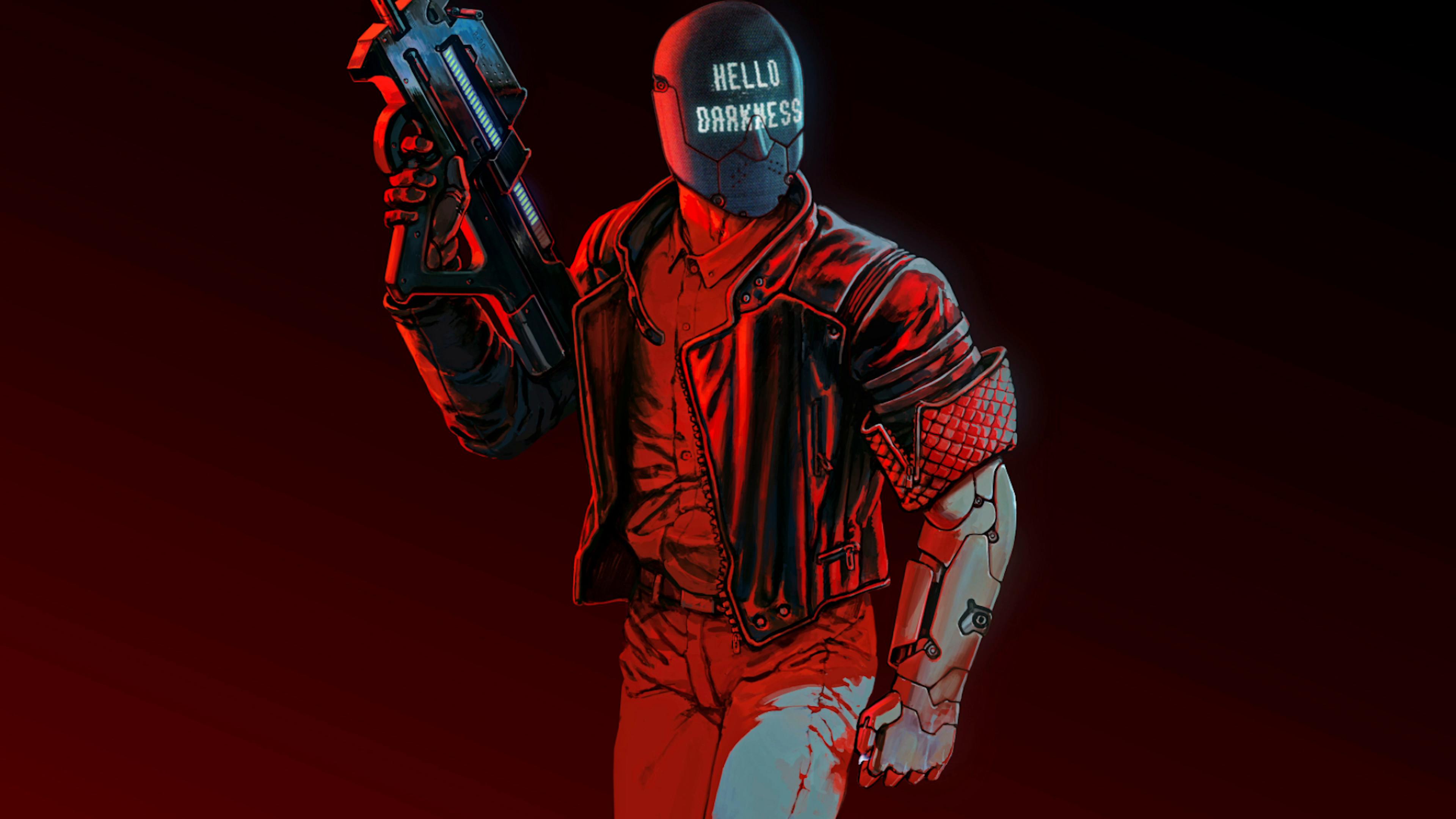 Mask Hello Darkness Live Wallpaper mask-hello-darkness-live-wallpaper