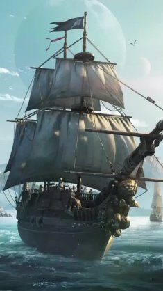 pirate ship live wallpaper