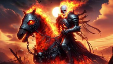 flaming ghost rider live wallpaper